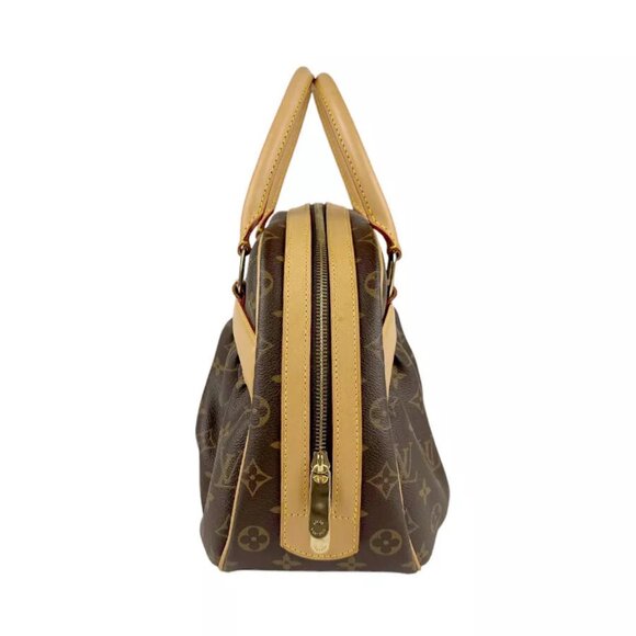 Auth LOUIS VUITTON Monogram Mizi Handbag Brown M40058 - z4054 - Picture 2 of 13